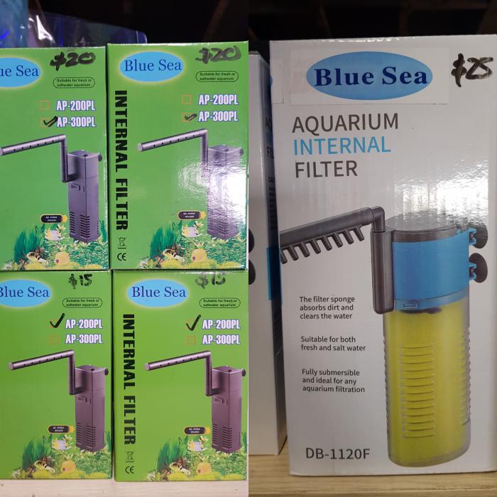 Aquarium internal filters available  !