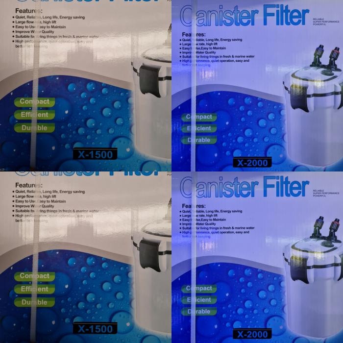 Orca canister filter range !