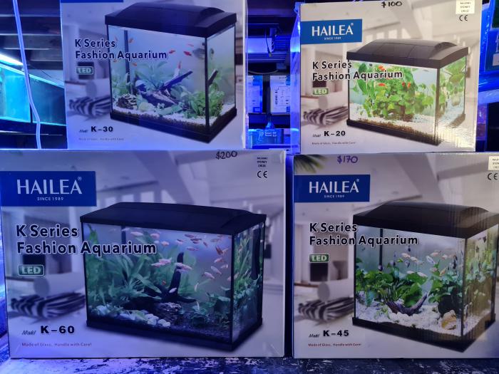 Hailea k series complete fish tanks Range Available!