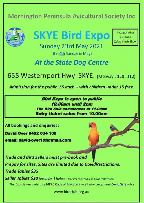 MPAS Skye Bird Sale and Expo 