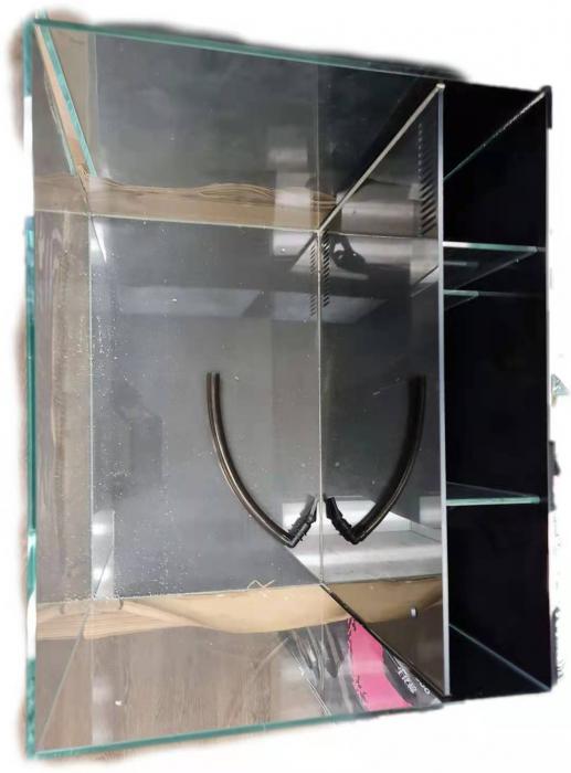 50% OFF Glass Aquarium With Built In filtration compartment 