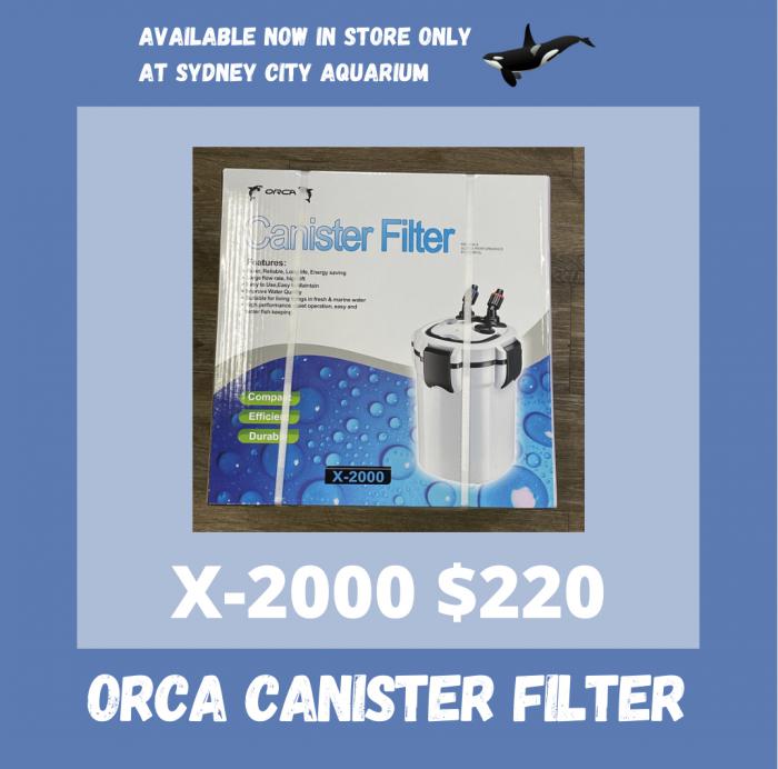 Orca Canister Filter X-2000 Now at Sydney City Aquarium 