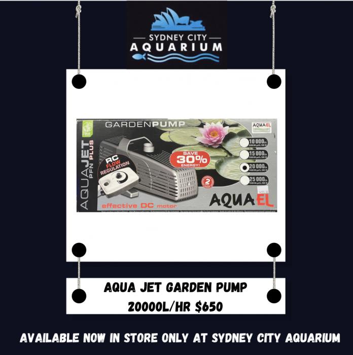 Aqua Jet Garden Pumps Available at Sydney City Aquarium!