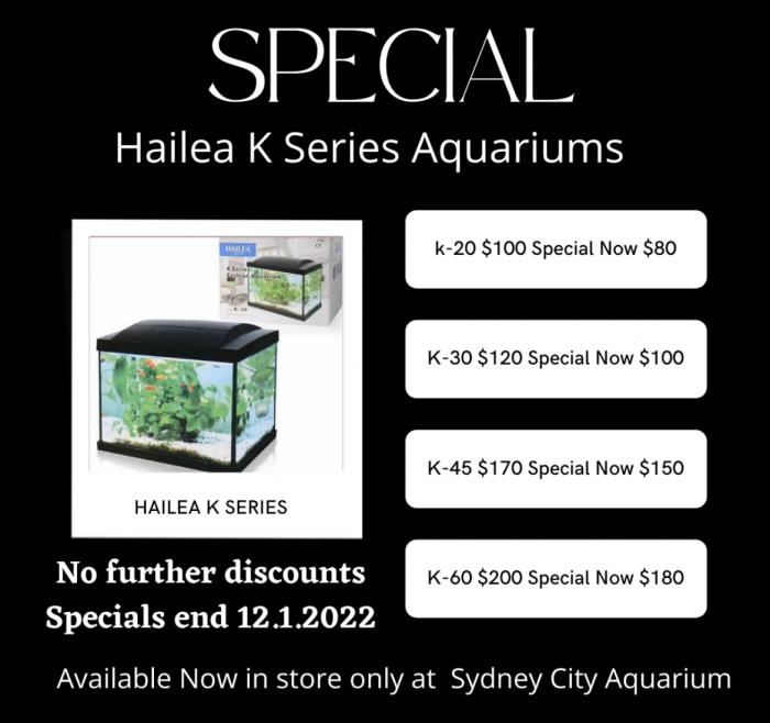 Dry Stock Special Now at Sydney City Aquarium!