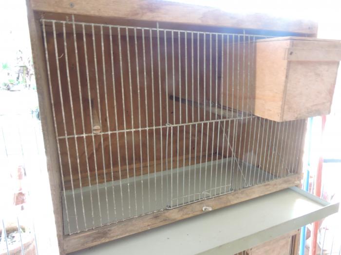 Budgie cage  - with nest box and perch - used but clean